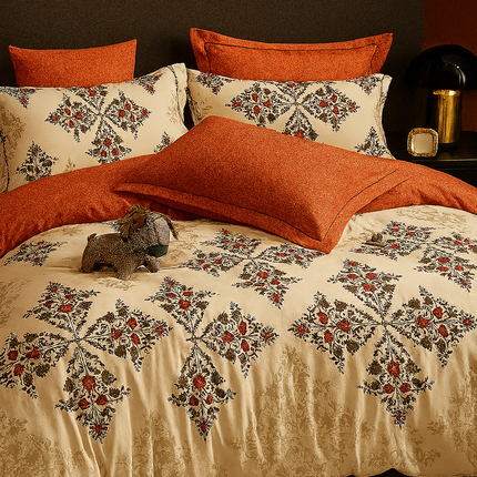 Lenjerie premium tip finet deluxe, 6 piese, pat dublu, COD: FYE247