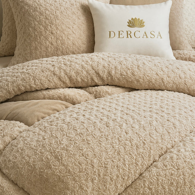 Lenjerie pat super pufoasa COCOLINO Fluffy 4 piese Cod: CES9