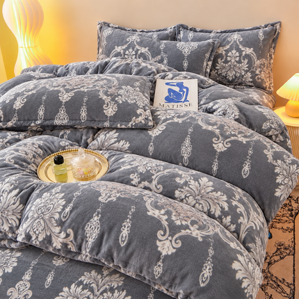 Lenjerie de pat Cocolino Premium – Set 4 piese | Moale și pufoasă, Cod: CLNA21