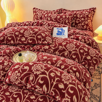 Lenjerie de pat Cocolino Premium – Set 4 piese | Moale și pufoasă, Cod: CLNA10