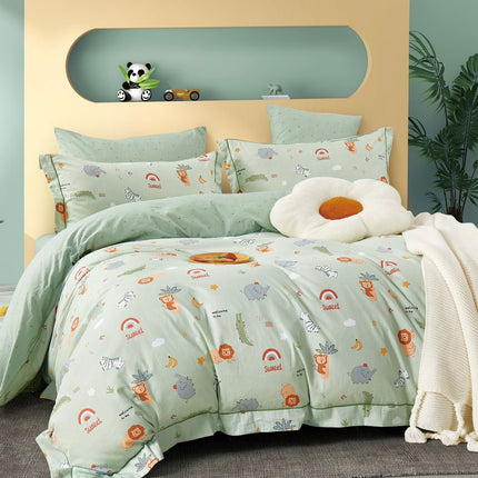 Lenjerie Deluxe Kids Collection 160x200 cm, Bumbac 100%, 4 piese, Cod: DEK13