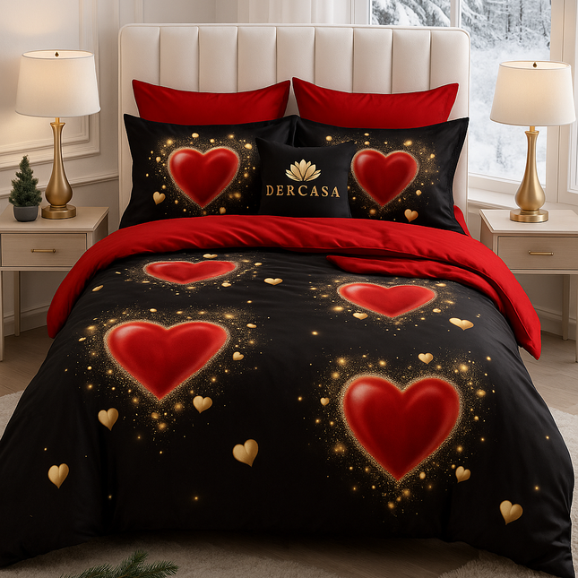 Lenjerie de Pat 6 Piese din Finet Moale cu Elastic, Cod: LNA11