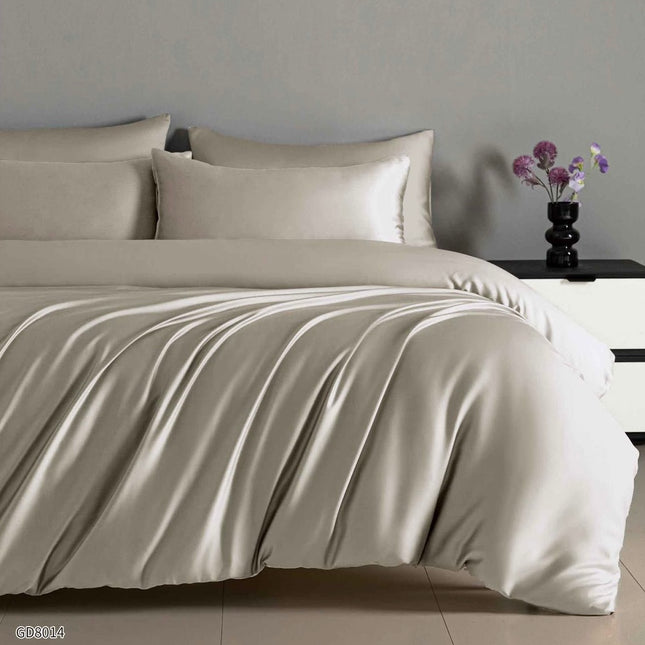 Lenjerie Luxury din Satin, 4 piese, cearșaf cu elastic, Cod: SLX10