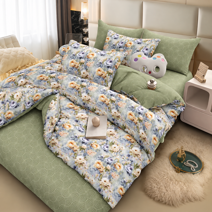 Lenjerie de pat premium 6 Piese - Soft Cotton Collection, Cod: SNJ21