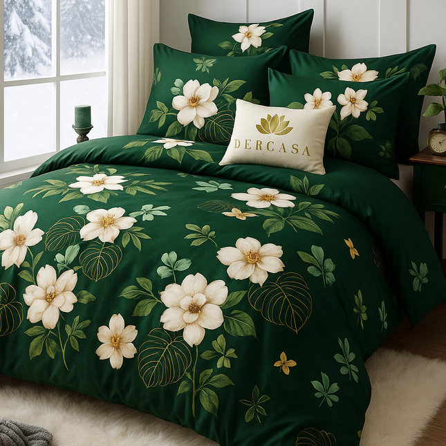 Lenjerie de Pat 6 Piese din Finet Moale cu Elastic, Cod: LNA25