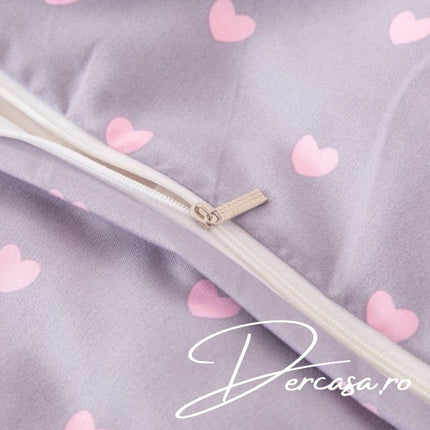 Lenjerie DELUXE din Bumbac Soft Touch cu volănașe Cod: FB54