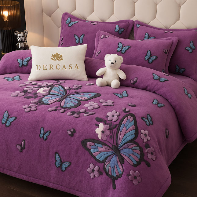 Lenjerie de Pat Cocolino 4 Piese – Pufoasă și Călduroasă, Cod: CO4-8