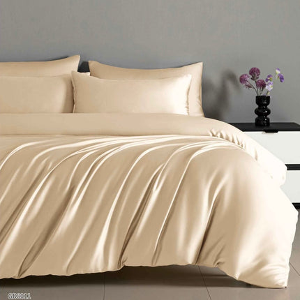 Lenjerie Luxury din Satin, 4 piese, cearșaf cu elastic, Cod: SLX8