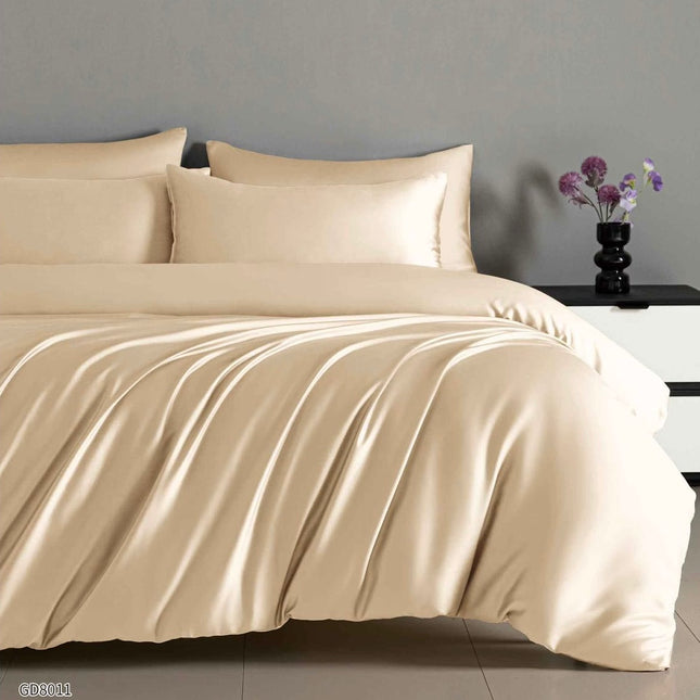 Lenjerie Luxury din Satin, 4 piese, cearșaf cu elastic, Cod: SLX8
