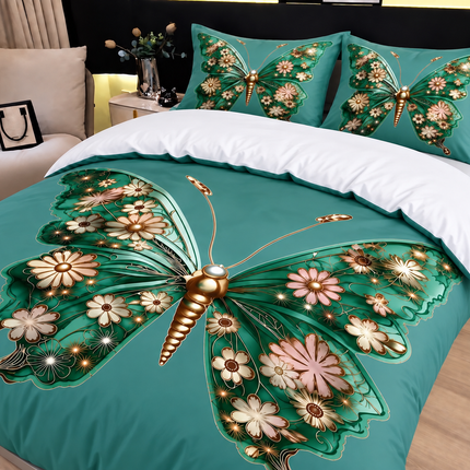 Pachet Promoțional: Lenjerie Premium 5D + Pătură Cocolino Sherpa 200×230 cm, Cod: PMS1