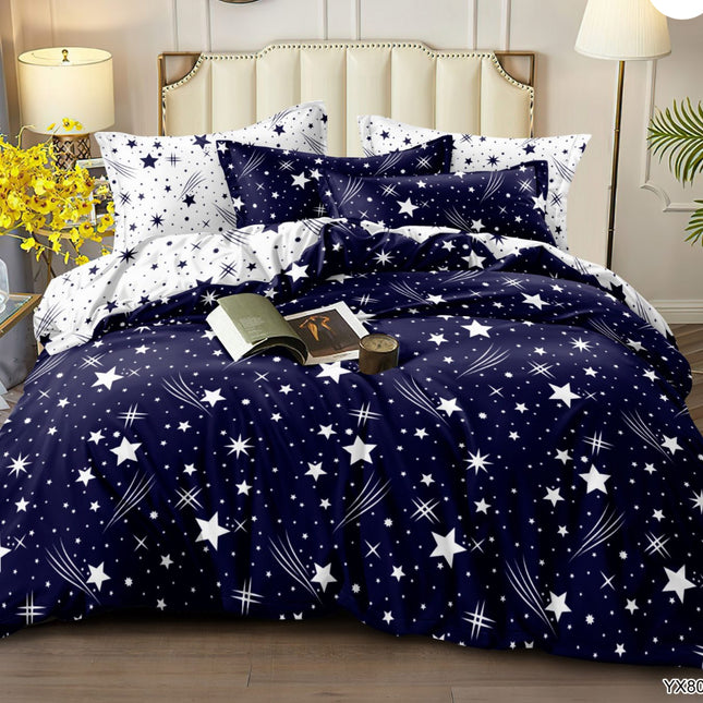 LENJERIE DIN BUMBAC TIP FINET, Pat 1 persoană, 4 piese COD: JCP28