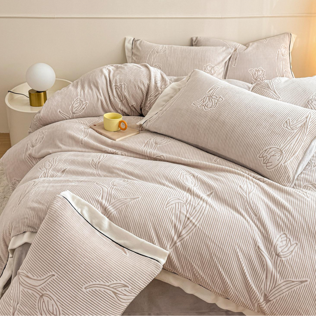 Set lenjerie de pat ultra-moale Cocolino – 4 piese, Cod: COCO1