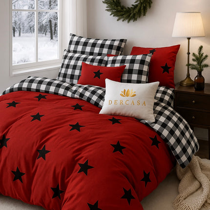 Lenjerie de Pat 6 Piese din Finet Moale cu Elastic, Cod: LNA29