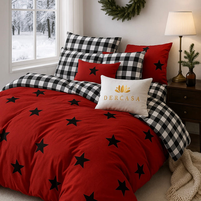 Lenjerie de Pat 6 Piese din Finet Moale cu Elastic, Cod: LNA29