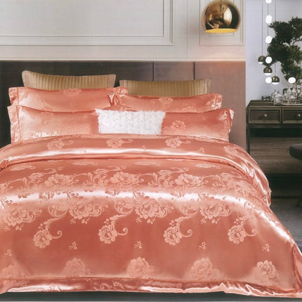 Set lenjerie de Lux jacquard, 6 piese, pat 2 persoane, Cod: JQK114
