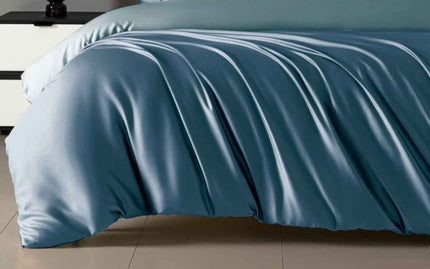 Lenjerie Luxury din Satin, 4 piese, cearșaf cu elastic, Cod: SLX5