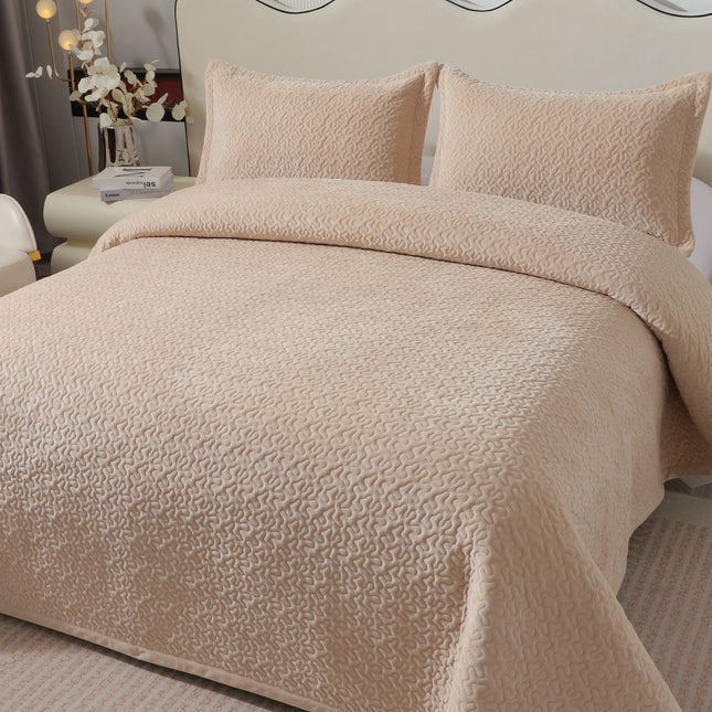 Set cuvertură luxoasă din catifea + 2 fețe de pernă Cod: KAY8