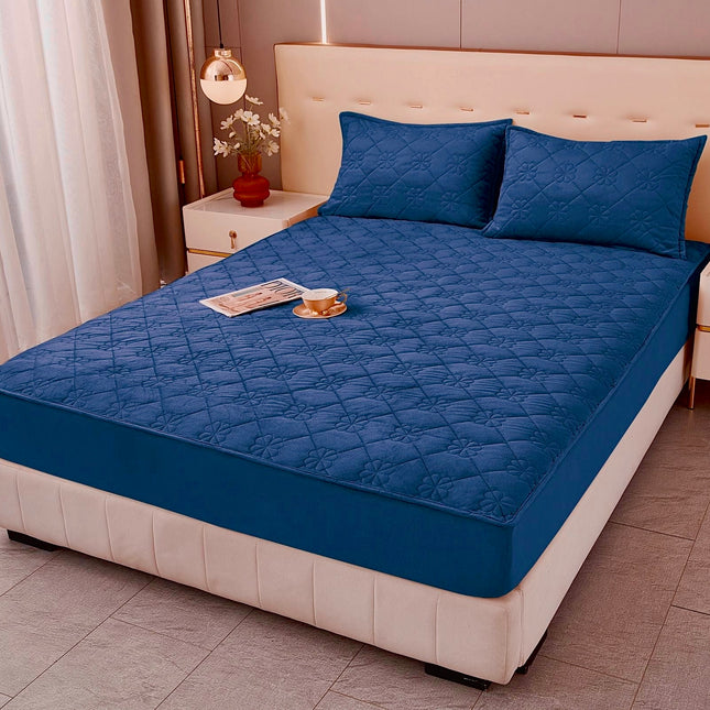 Husă / Topper saltea cu elastic+două feţe de pernă 180x200 cm Cod: TPF111
