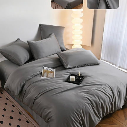 Lenjerie de Pat din Mătase 6 Piese Premium, 200x230 cm, Cod: MTJ6
