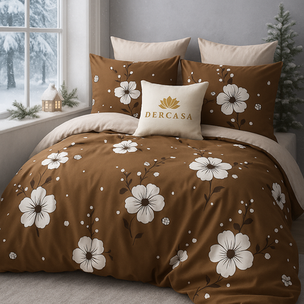 Lenjerie de Pat 6 Piese din Finet Moale cu Elastic, Cod: LNA23