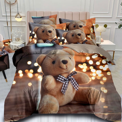 Lenjerie de pat din Bumbac finet 6 PIESE(IMPRIMEU EXACT CA ÎN POZĂ) COD: FY514