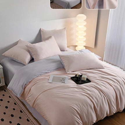 Lenjerie de Pat din Mătase 6 Piese Premium, 200x230 cm, Cod: MTJ16
