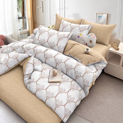 Lenjerie de pat premium 6 Piese - Soft Cotton Collection, Cod: SNJ8