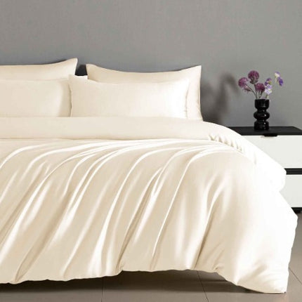 Lenjerie Luxury din Satin, 4 piese, cearșaf cu elastic, Cod: SLX12