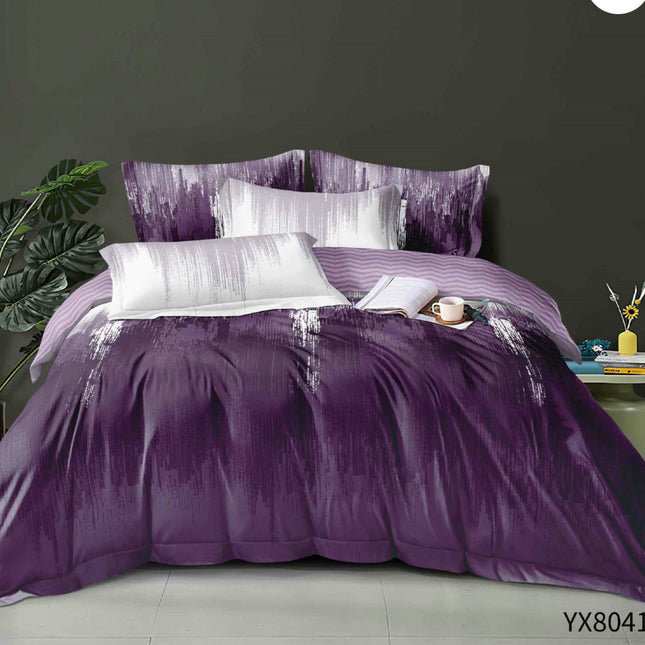 LENJERIE DIN BUMBAC TIP FINET, Pat 1 persoană, 4 piese COD: JCP19