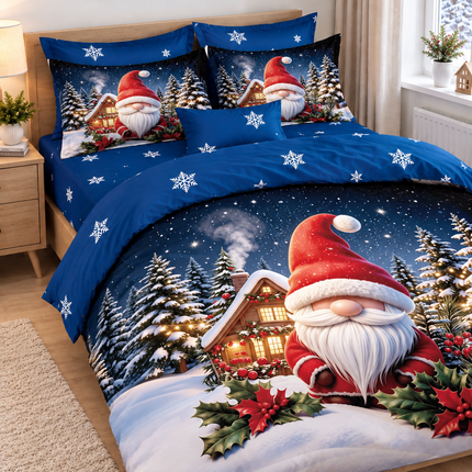 Lenjerie de Pat Festivă – Set 6 Piese, bumbac finet, 200x230 cm, Cod: CHXM25