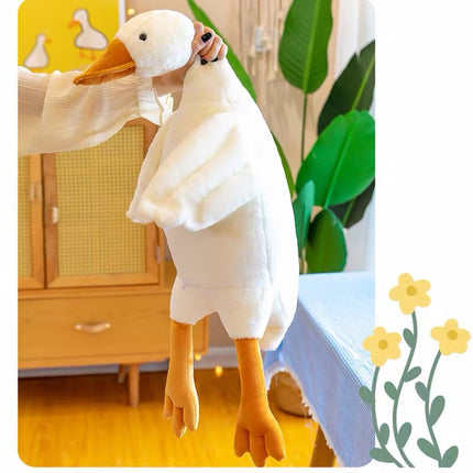 PERNĂ MASCOTĂ, gâsca Pipa, dimensiuni între 90 CM-190 CM