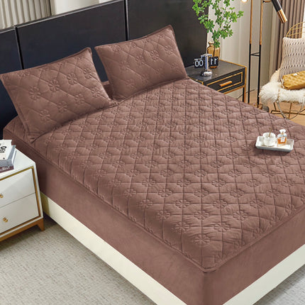 Set de pat Husă / Topper saltea cu elastic+o faţă de pernă 140x200 cm Cod: TPS100