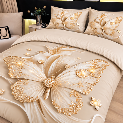Pachet Promoțional: Lenjerie Premium 5D + Pătură Cocolino Sherpa 200×230 cm, Cod: PMS4