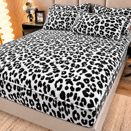 Husă Tip Topper din Catifea Moale, Matlasată, cu Fețe de Pernă – 180x200 cm, Cod: TAP1