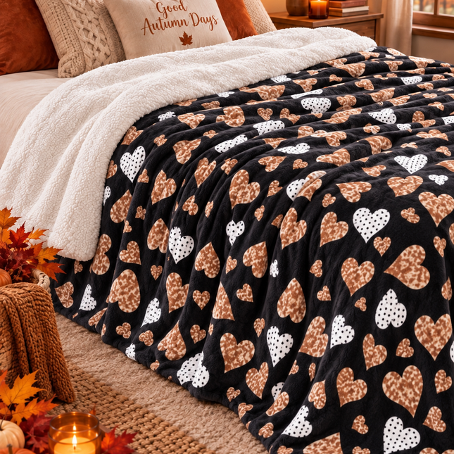Pătură Cocolino Sherpa „Relax & Warm” 200x230 cm, Cod: PSRS20