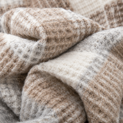 Pătură Merinos Cozy Life – Carouri, 180x220 cm, Cod: MROS2