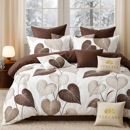 Lenjerie de Pat 6 Piese din Finet Moale cu Elastic, Cod: LNA27