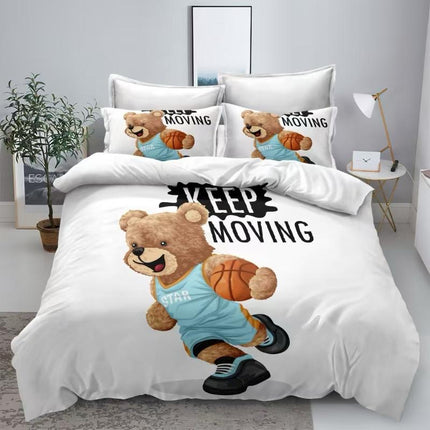 Lenjerie de pat din Bumbac finet 6 PIESE(IMPRIMEU EXACT CA ÎN POZĂ) COD: FY504