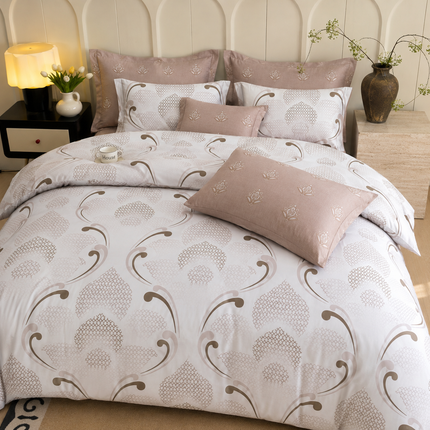 Lenjerie de Pat Soft Touch tip Finet | 6 Piese | Premium Collection, Cod: S-H-85