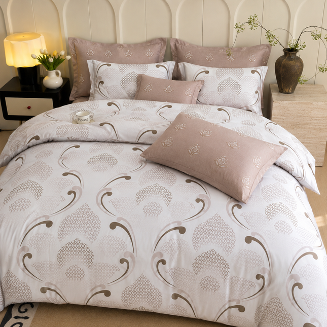 Lenjerie de Pat Soft Touch tip Finet | 6 Piese | Premium Collection, Cod: S-H-85