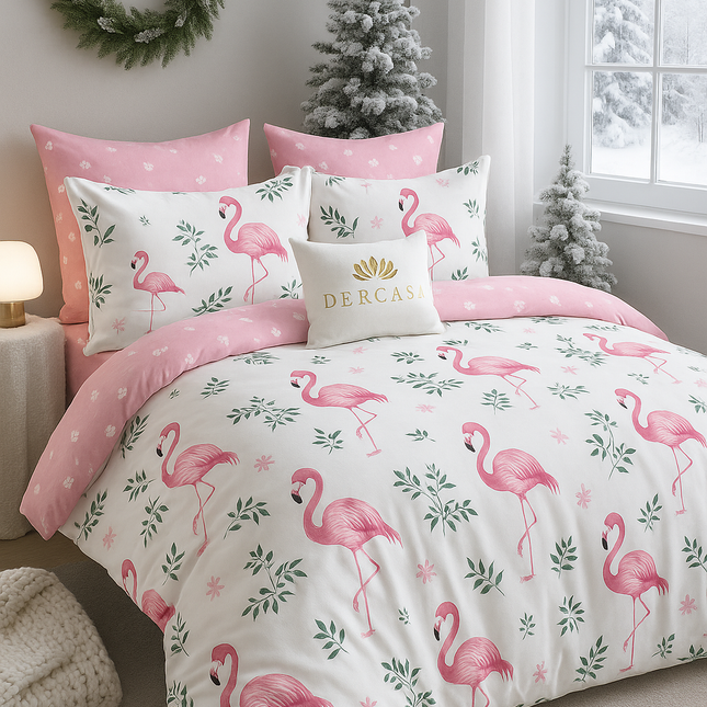 Lenjerie de Pat 6 Piese din Finet Moale cu Elastic, Cod: LNA33