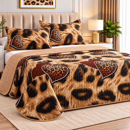 Cuvertură Pat Matrimonial, 3 Piese, 230x250 cm, Design Modern, Cod: PTC12