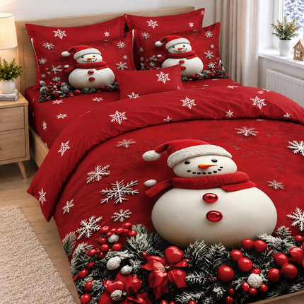 Lenjerie de Pat Festivă – Set 6 Piese, bumbac finet, 200x230 cm, Cod: CHXM6