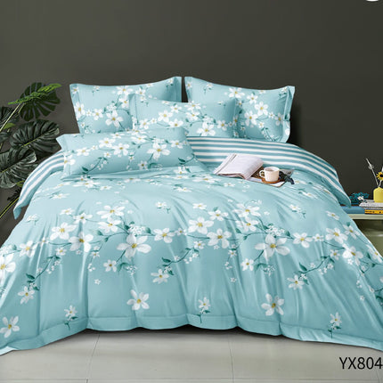 LENJERIE DIN BUMBAC TIP FINET, Pat 1 persoană, 4 piese COD: JCP25