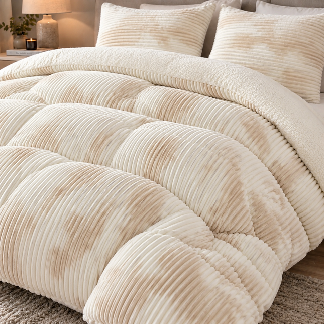 Set Pilotă Premium 3 Piese – Groasă & Pufoasă – 200x230 cm, Cod: LXY3