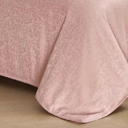 Set lenjerie de Lux jacquard, 4 piese, pat 2 persoane, cearșaf cu elastic Cod: JQC7