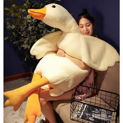 PERNĂ MASCOTĂ, gâsca Pipa, dimensiuni între 90 CM-190 CM