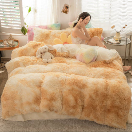 Lenjerie pat super pufoasă COCOLINO Fluffy 4 piese Cod: CES39