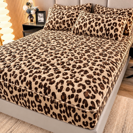 Husă Tip Topper din Catifea Moale, Matlasată, cu Fețe de Pernă – 180x200 cm, Cod: TAP3