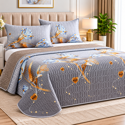 Cuvertură Pat Matrimonial, 3 Piese, 230x250 cm, Design Modern, Cod: PTC10